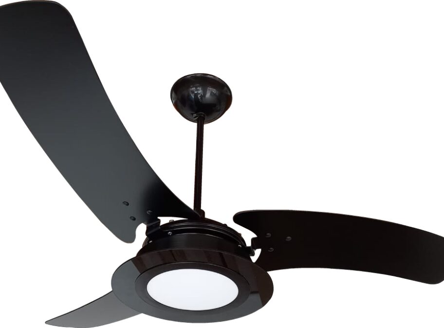 Ventilador De Teto Giravento Berlim Led Black Controle Remoto Vento Sul Ventiladores Splits